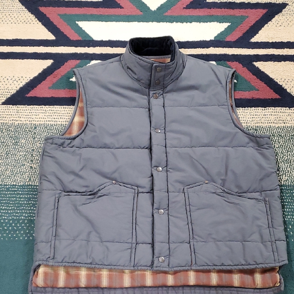 Vintage, Old Navy Men's Gray Puffer Vest